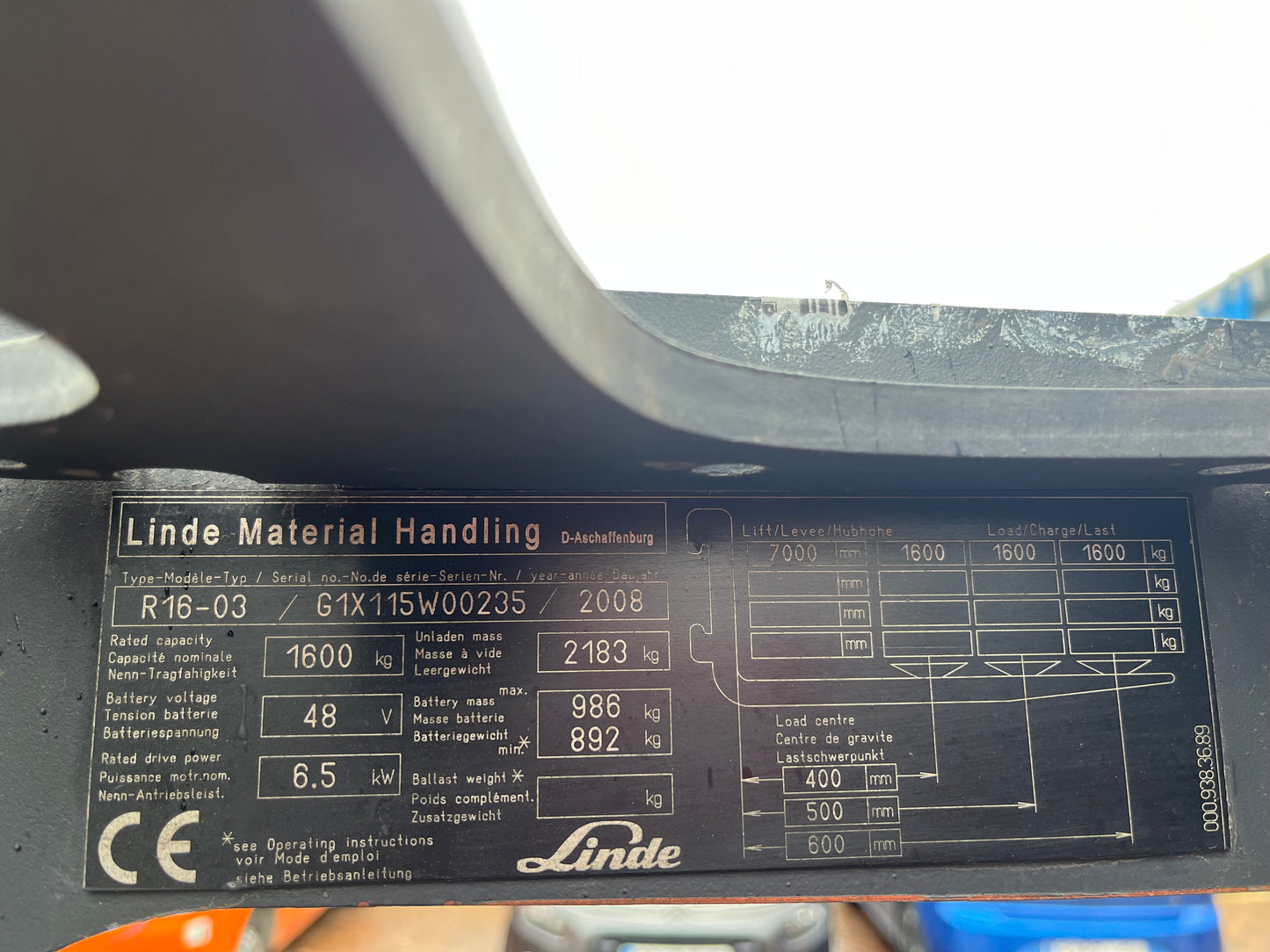 Carretó Retràctil Linde R16