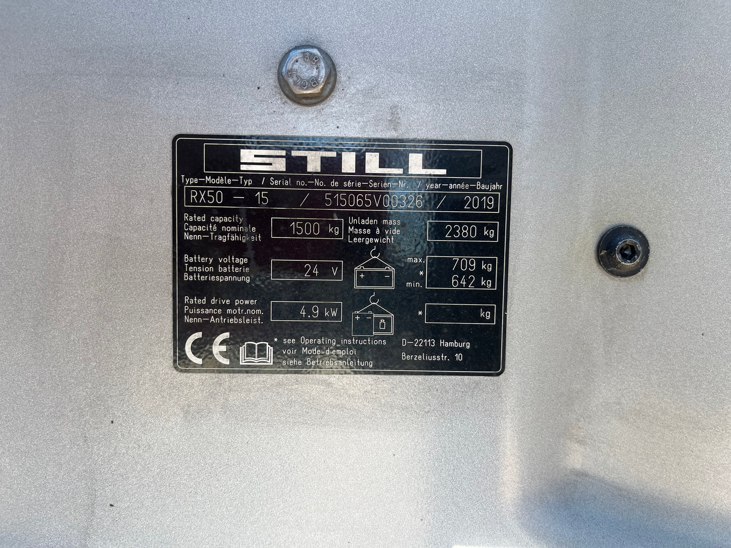 Carretilla Elevadora Still R50-15 Km0