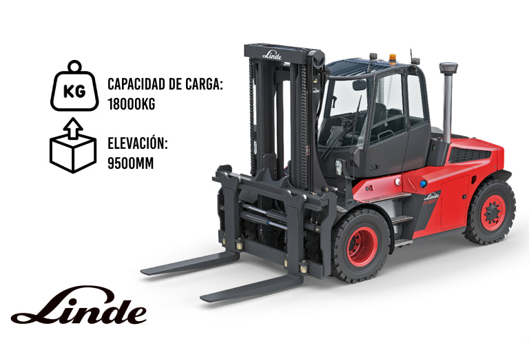 Carretilla Elevadora Linde Diésel H180