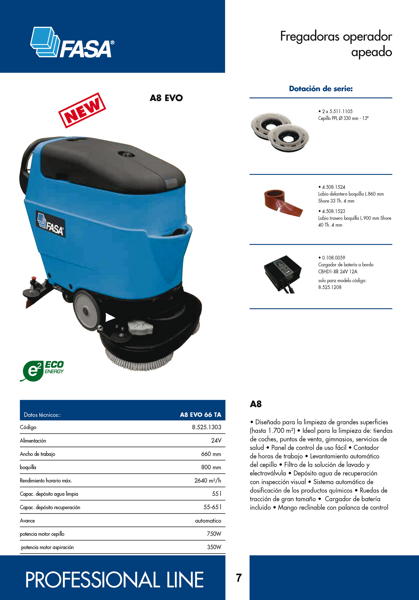 Fregadora Automática FASA A8 66TA