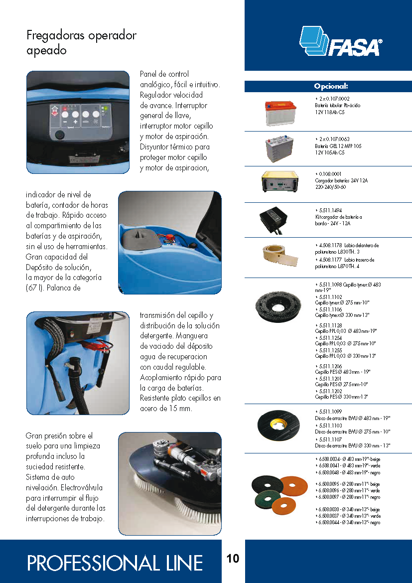 Fregadora Automática FASA A9 50-55-66T