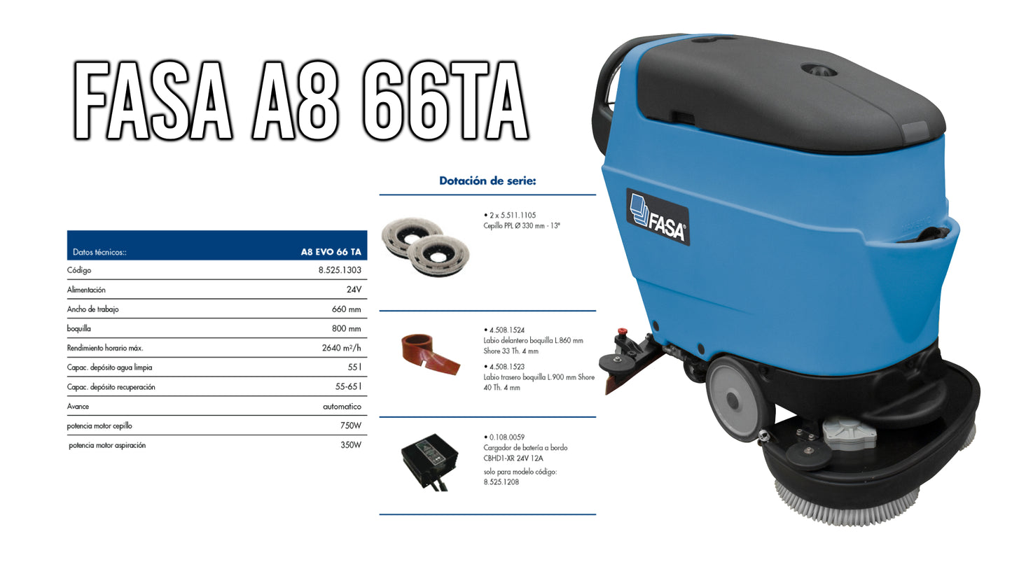 Fregadora Automática FASA A8 66TA