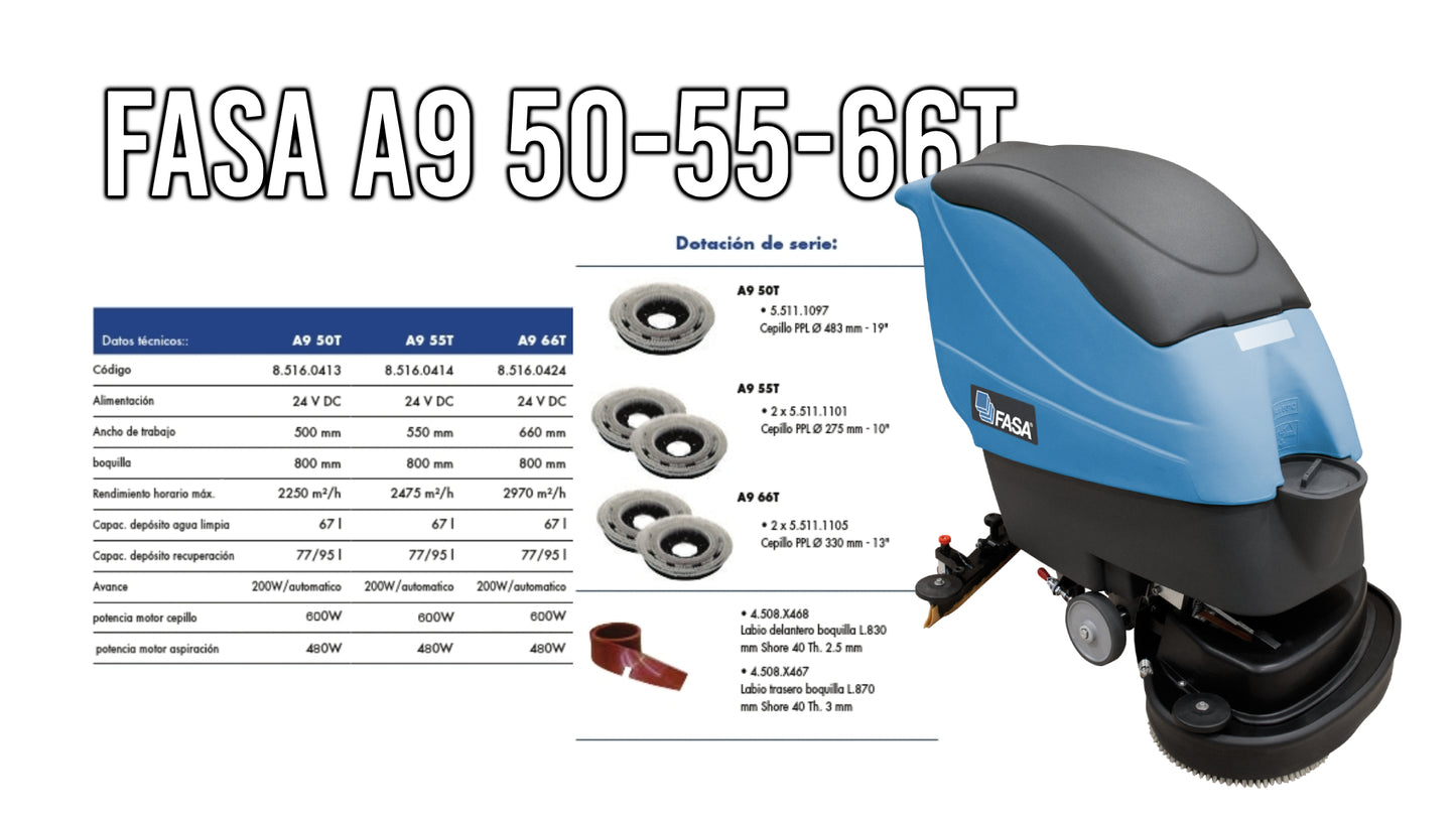 Fregadora Automática FASA A9 50-55-66T