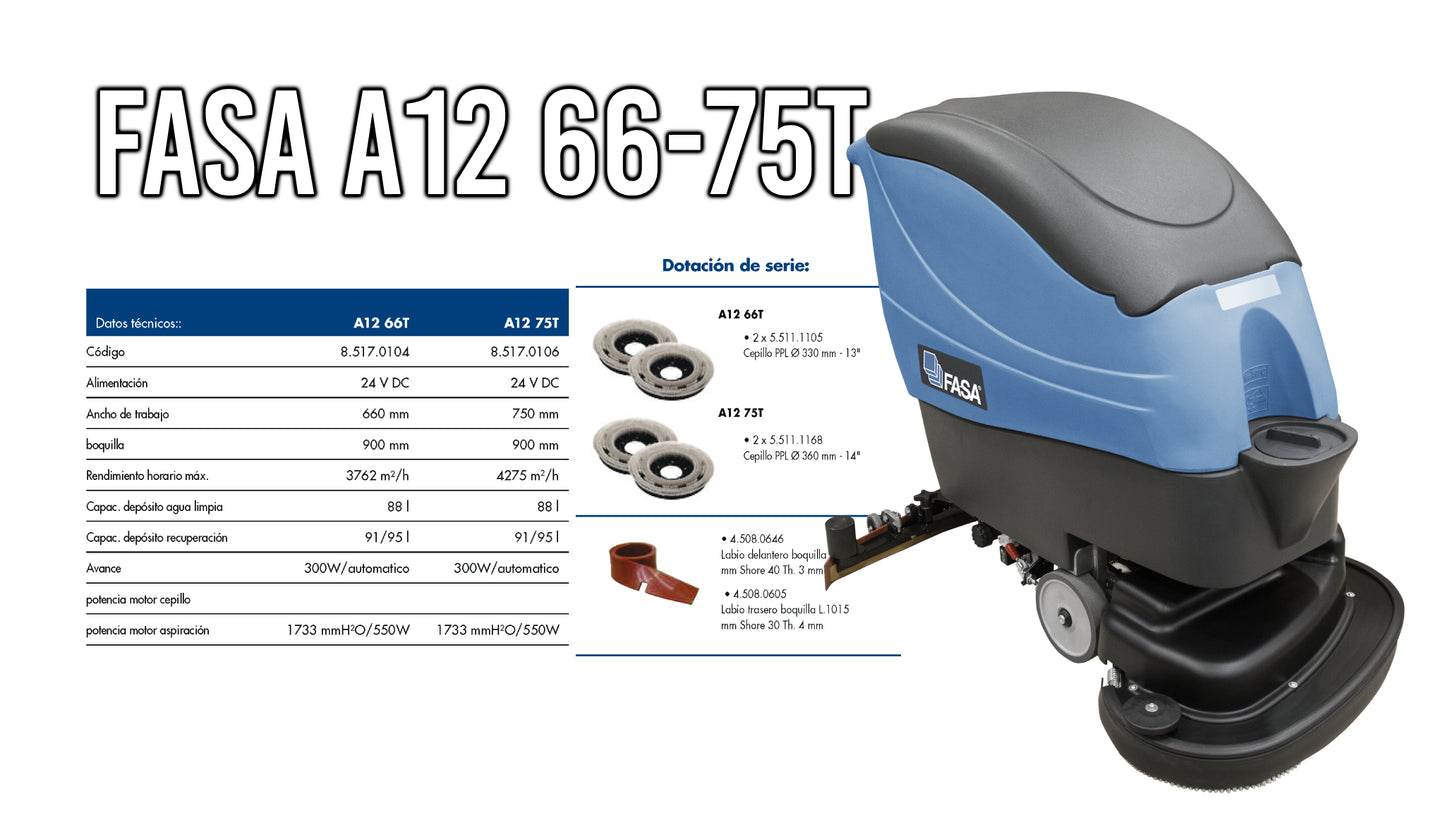 Fregadora Automática FASA A12 66-75T