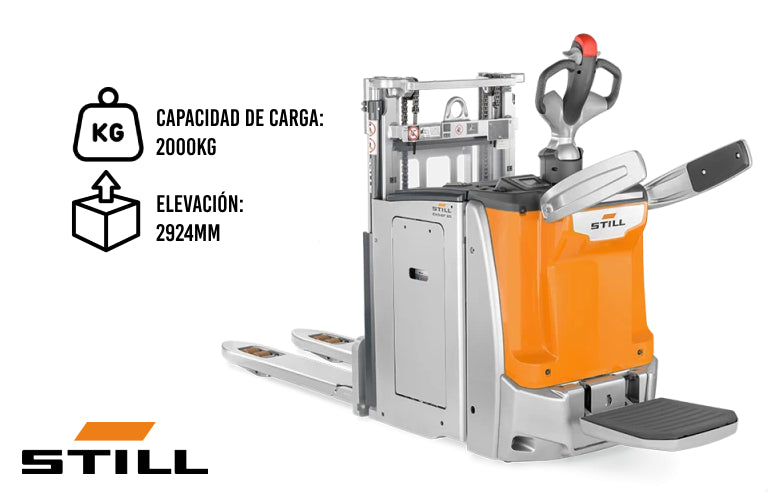 Transpaleta Eléctrica con Plataforma Still