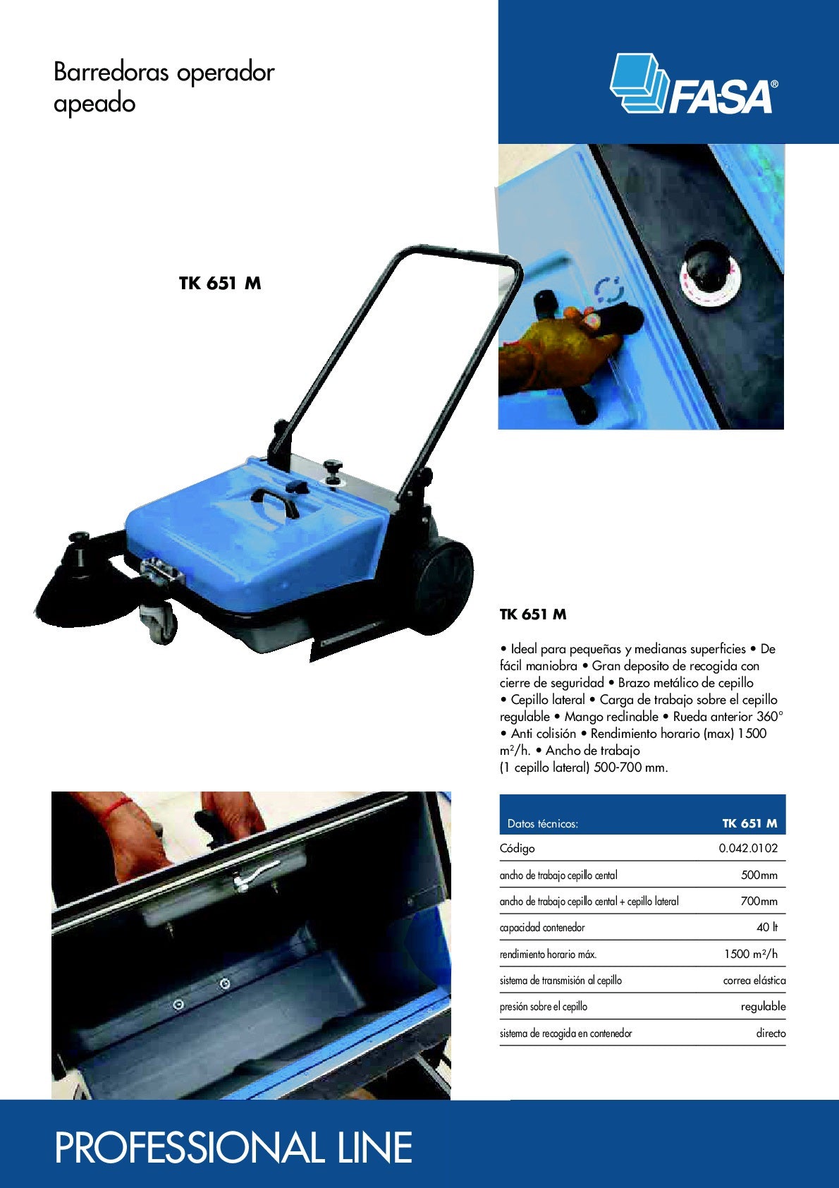 Barredora FASA TK651M