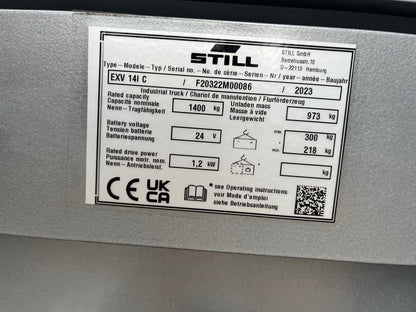 Apilador Eléctrico Still EXV 14I C