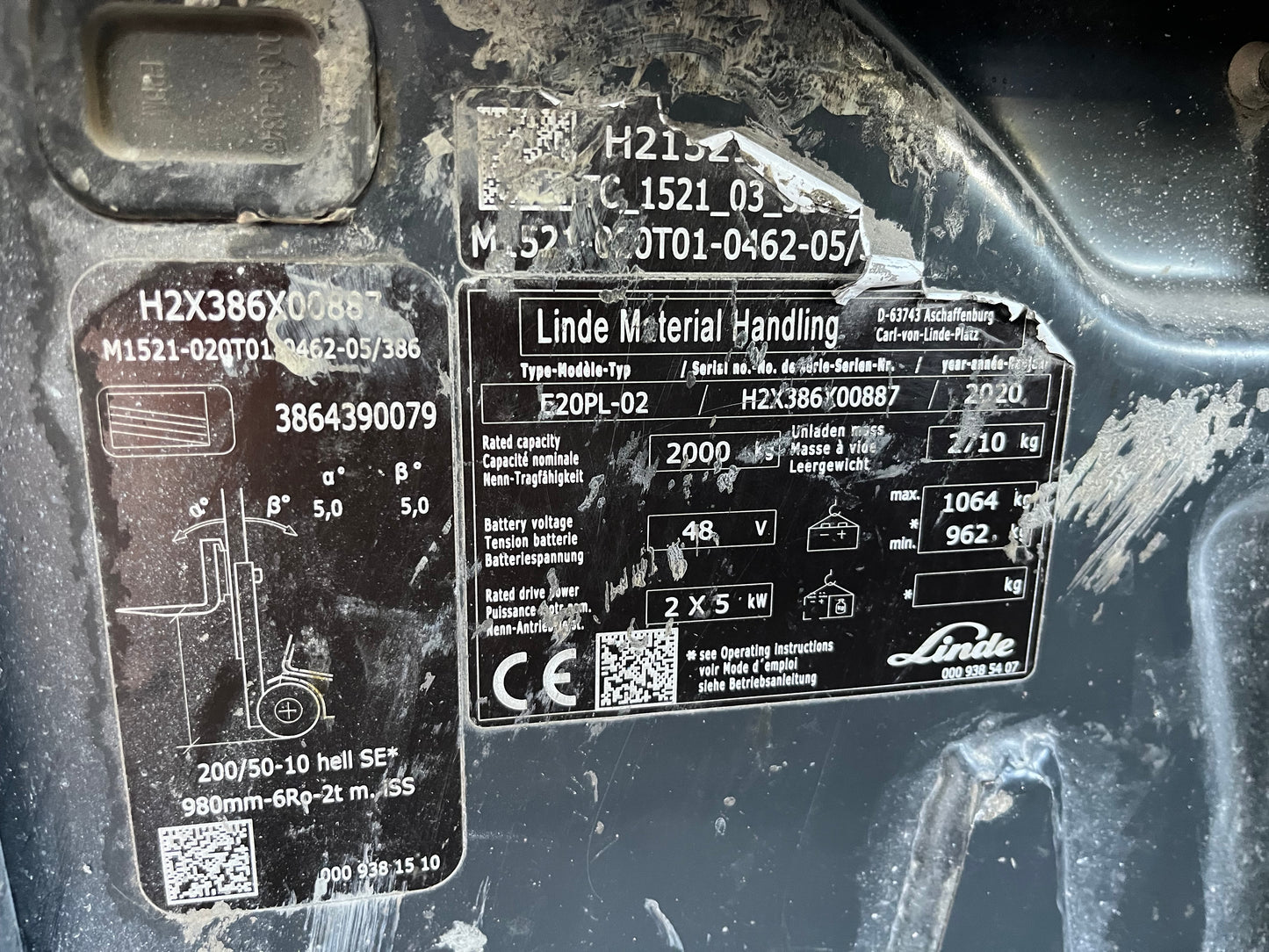 Carretilla Elevadora Linde E20PL-02