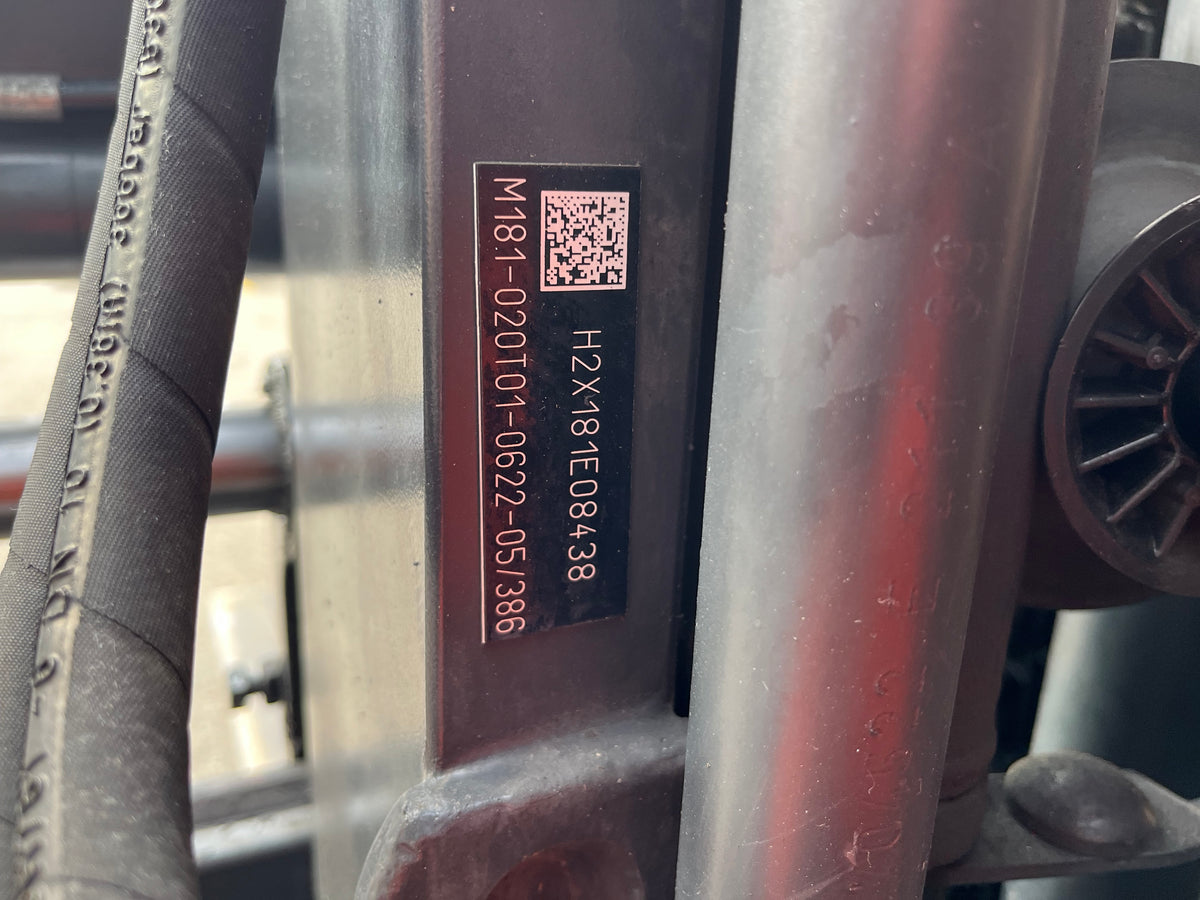 Carretilla Elevadora Linde E20PH-02 con Posicionador