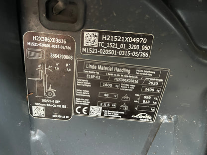 Carretilla Elevadora Linde E16P Matriculada