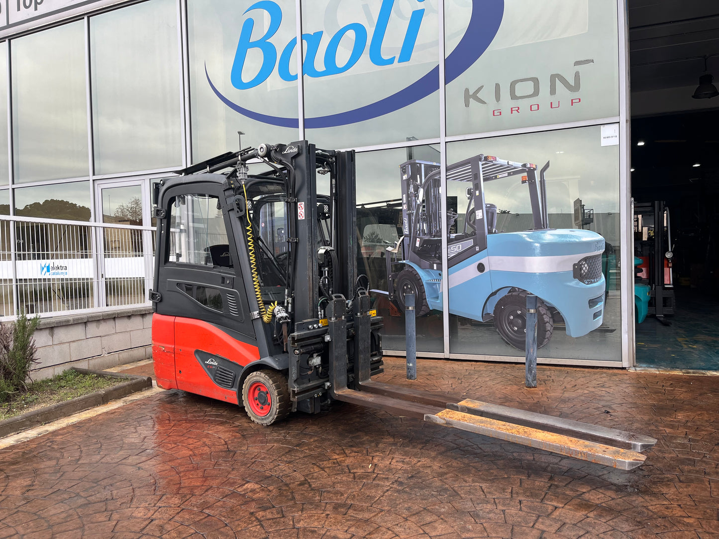 Carretilla Elevadora Linde E16-02 Con Posicionador y 5ª Válvula