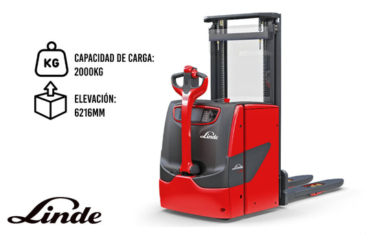 Apilador Eléctrico con Plataforma Linde L16
