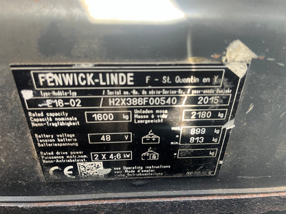 Carretilla Elevadora Linde E16-02