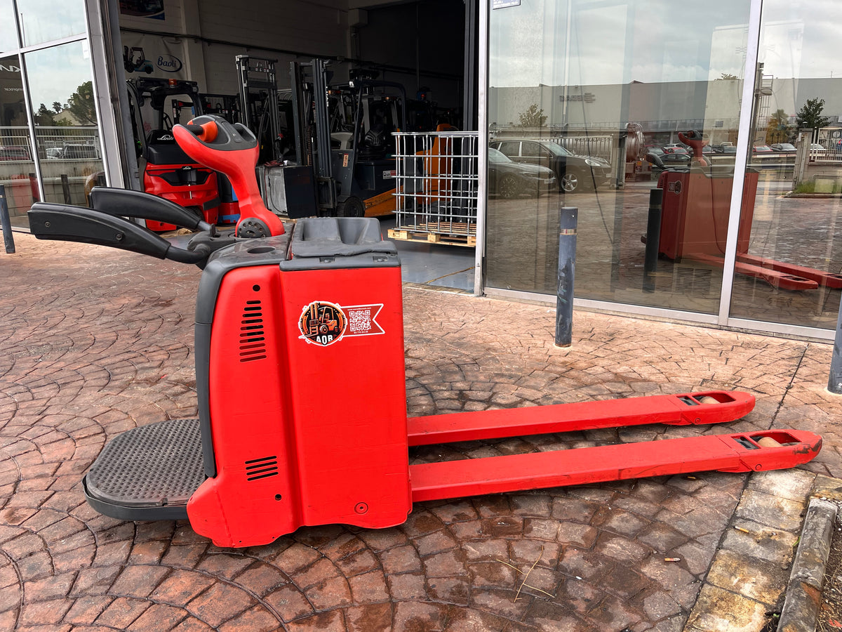 Transpaleta Eléctrica Linde T20AP Horquillas 1.600mm | A.O.B. Carretillas Barcelona