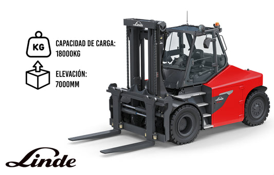 Carretilla Elevadora Linde 18.000Kg 