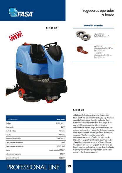 Fregadora FASA A18 R