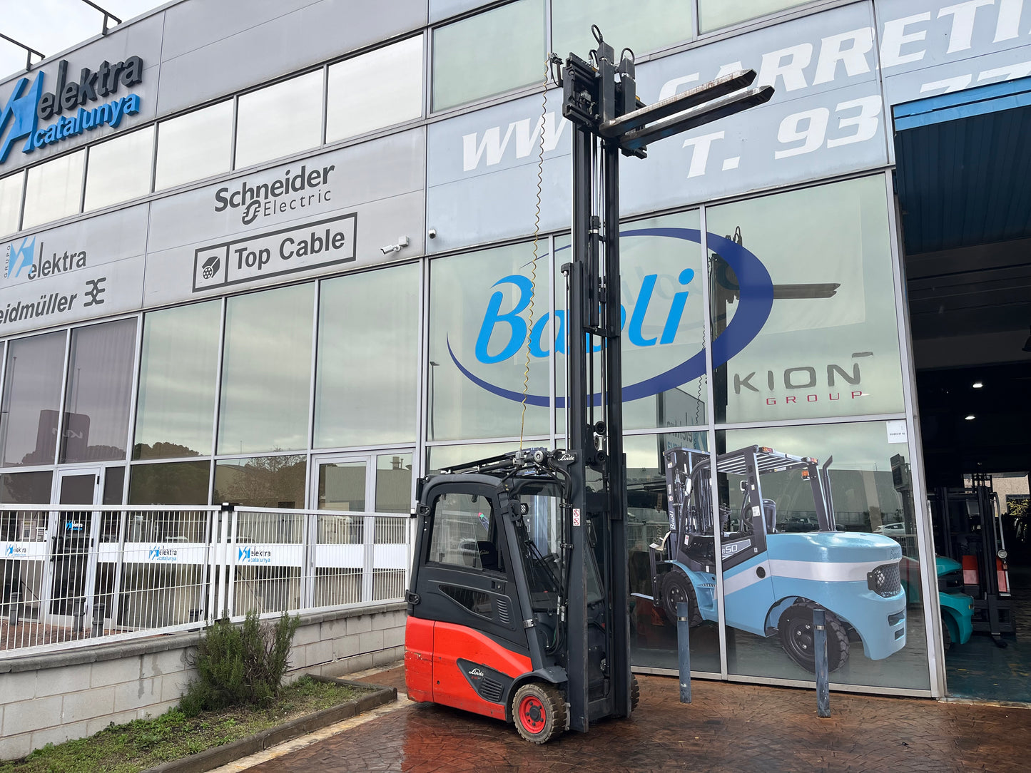 Carretilla Elevadora Linde E16-02 Con Posicionador y 5ª Válvula