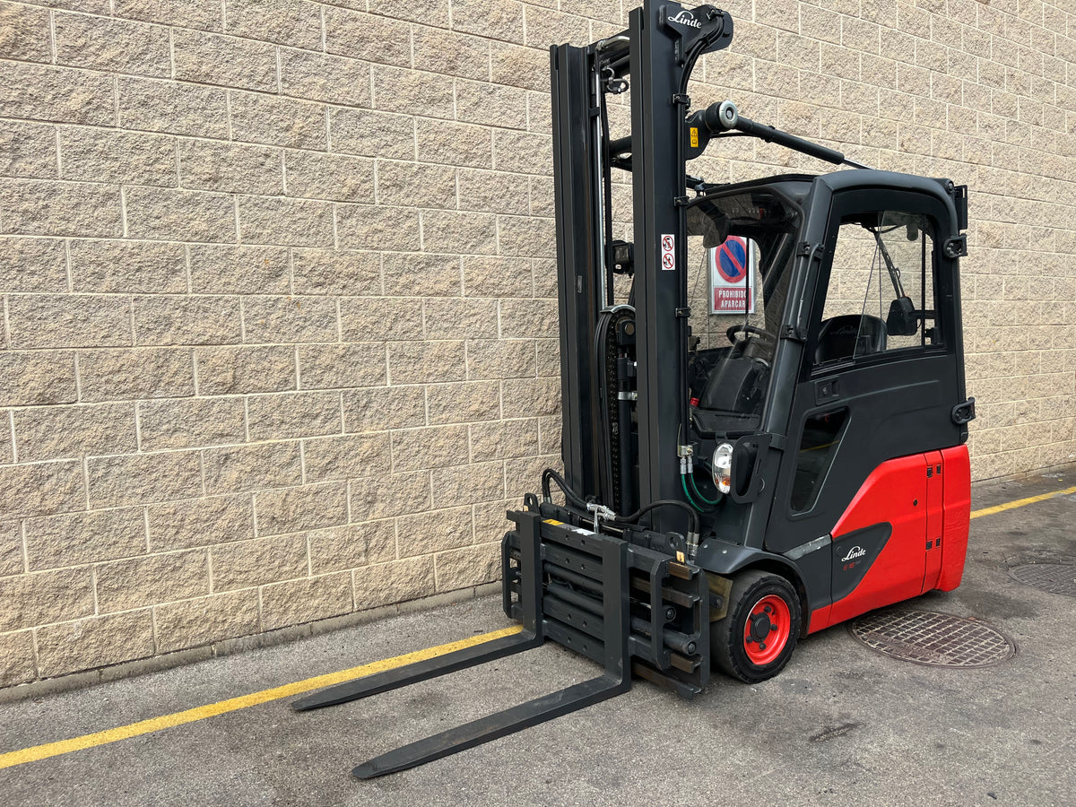 Carretilla Elevadora Linde E16-02 con Posicionador