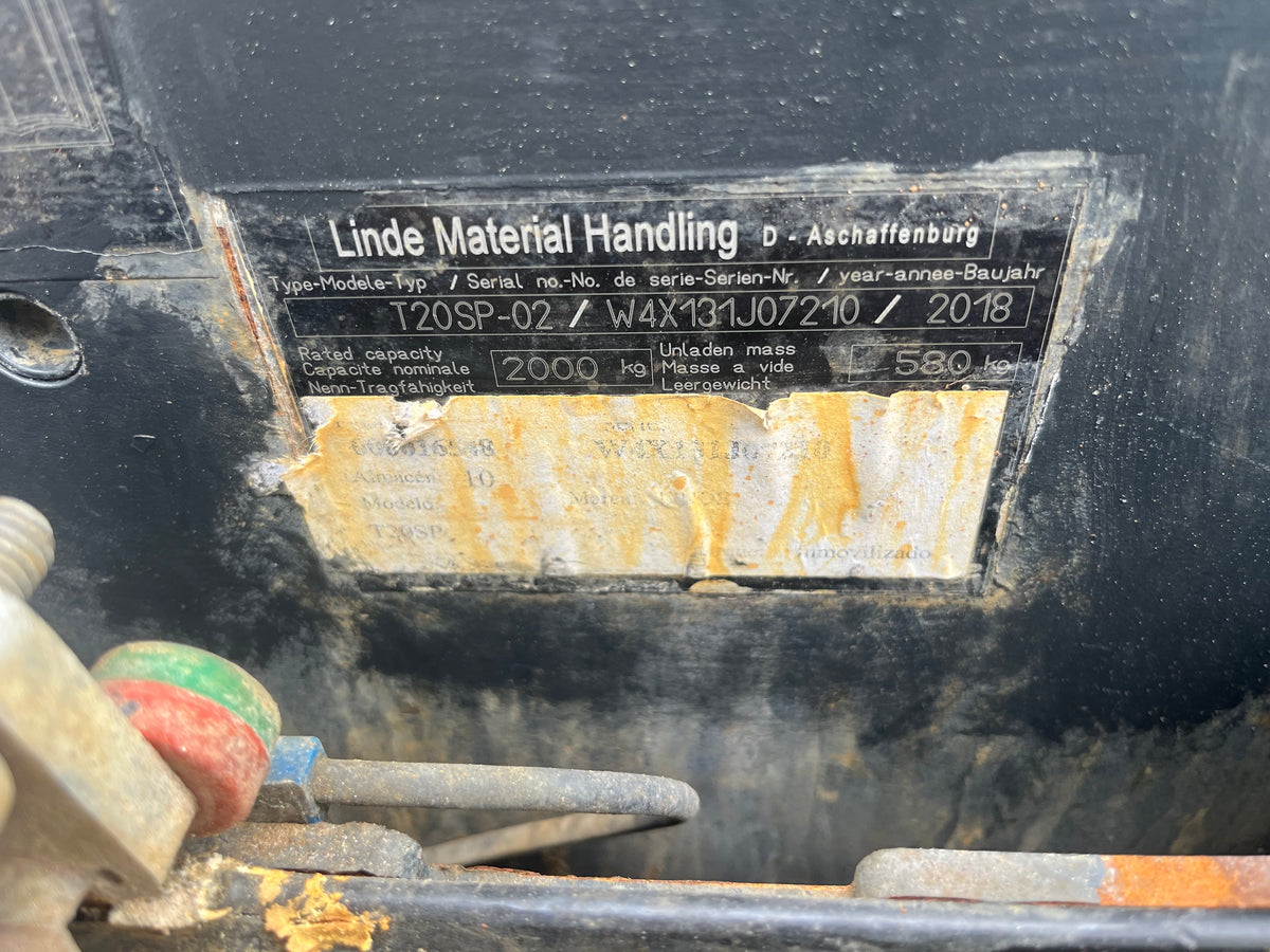 Transpaleta Eléctrica Linde T20SP-02 | A.O.B. Carretillas Barcelona