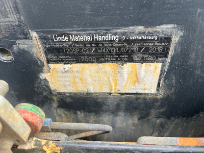 Transpaleta Eléctrica Linde T20SP-02 | A.O.B. Carretillas Barcelona