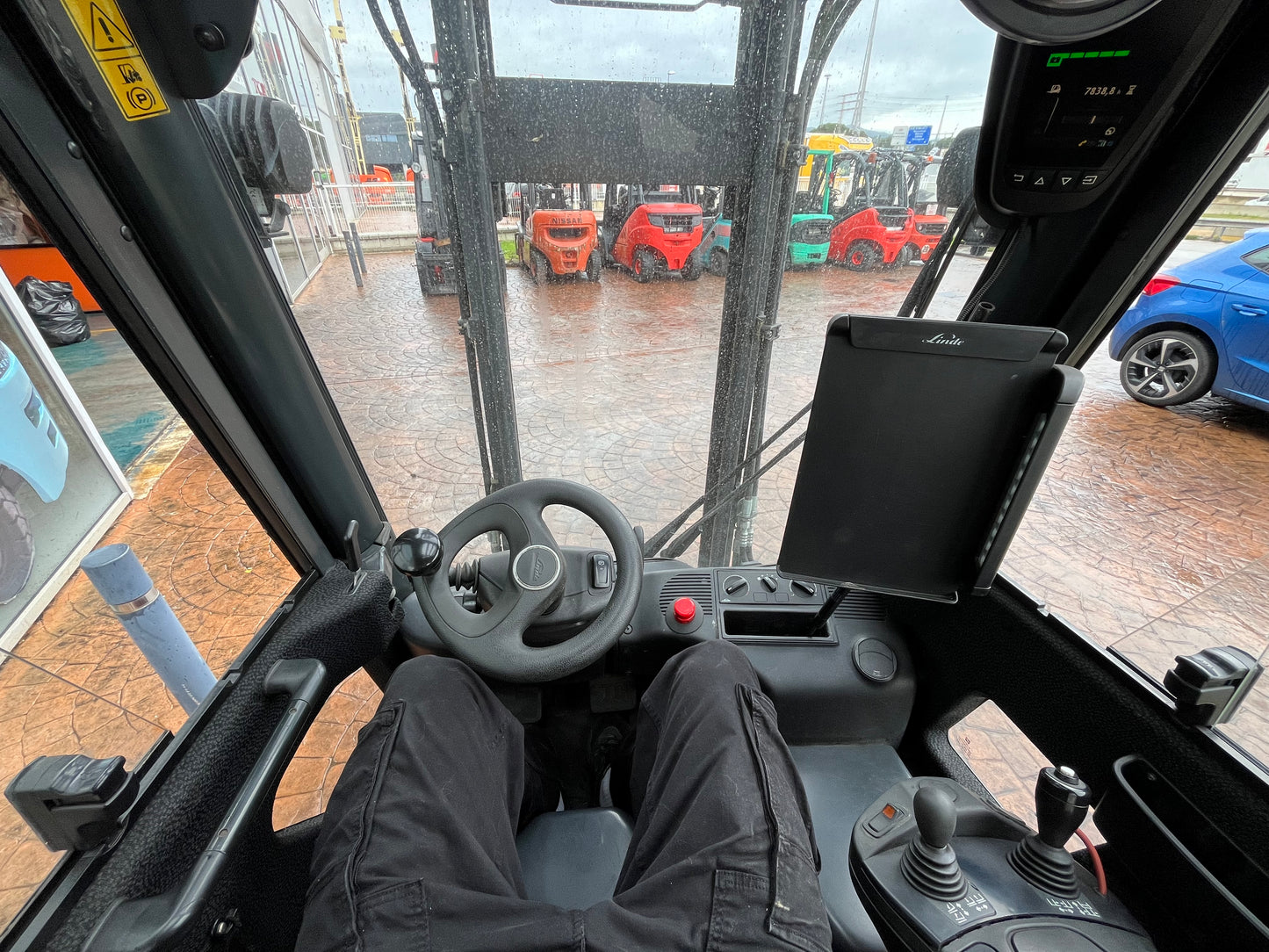 Carretilla Elevadora Linde E16-02 Con Posicionador y 5ª Válvula