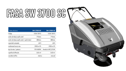 Barredora FASA SW 3700 SC