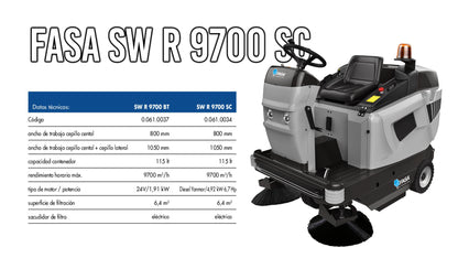 Barredora FASA SW R 9700 SC